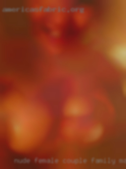 Nude female couple family masturbtes together.